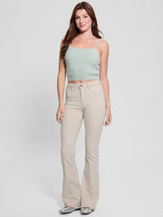 Keyla Fuzzy Sweater Crop Cami