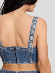 Kety Denim Bustier