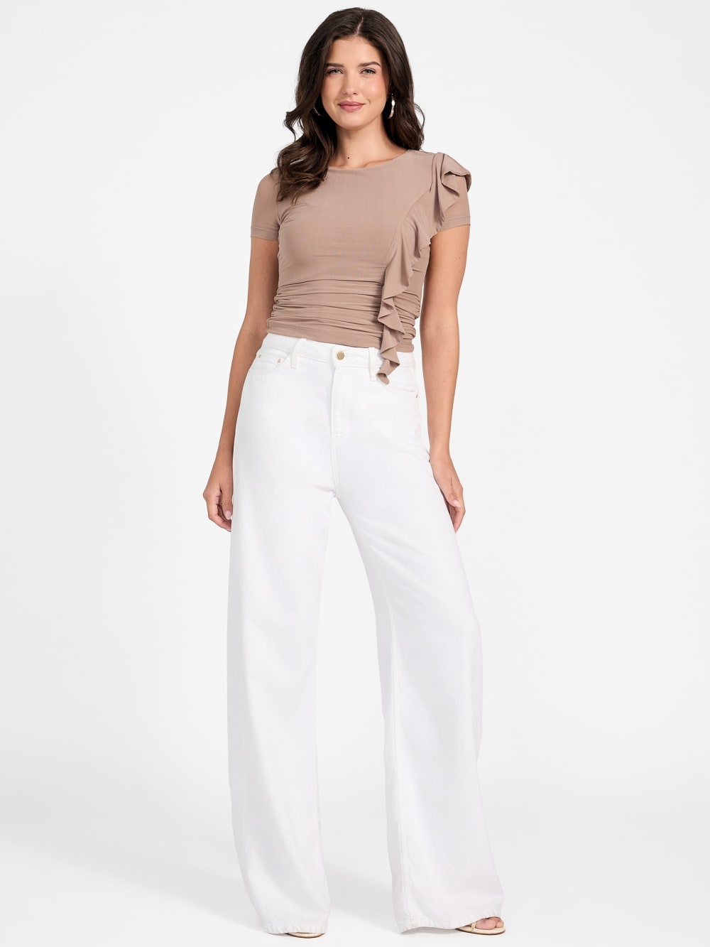Eco Verdiana Ruffle Top