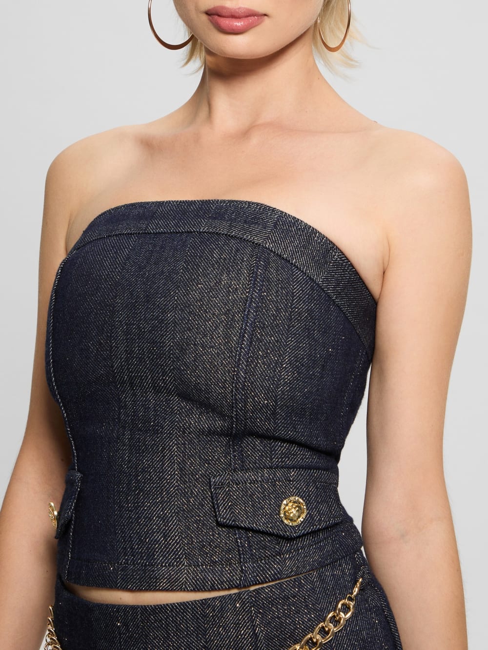 Chany Denim Corset
