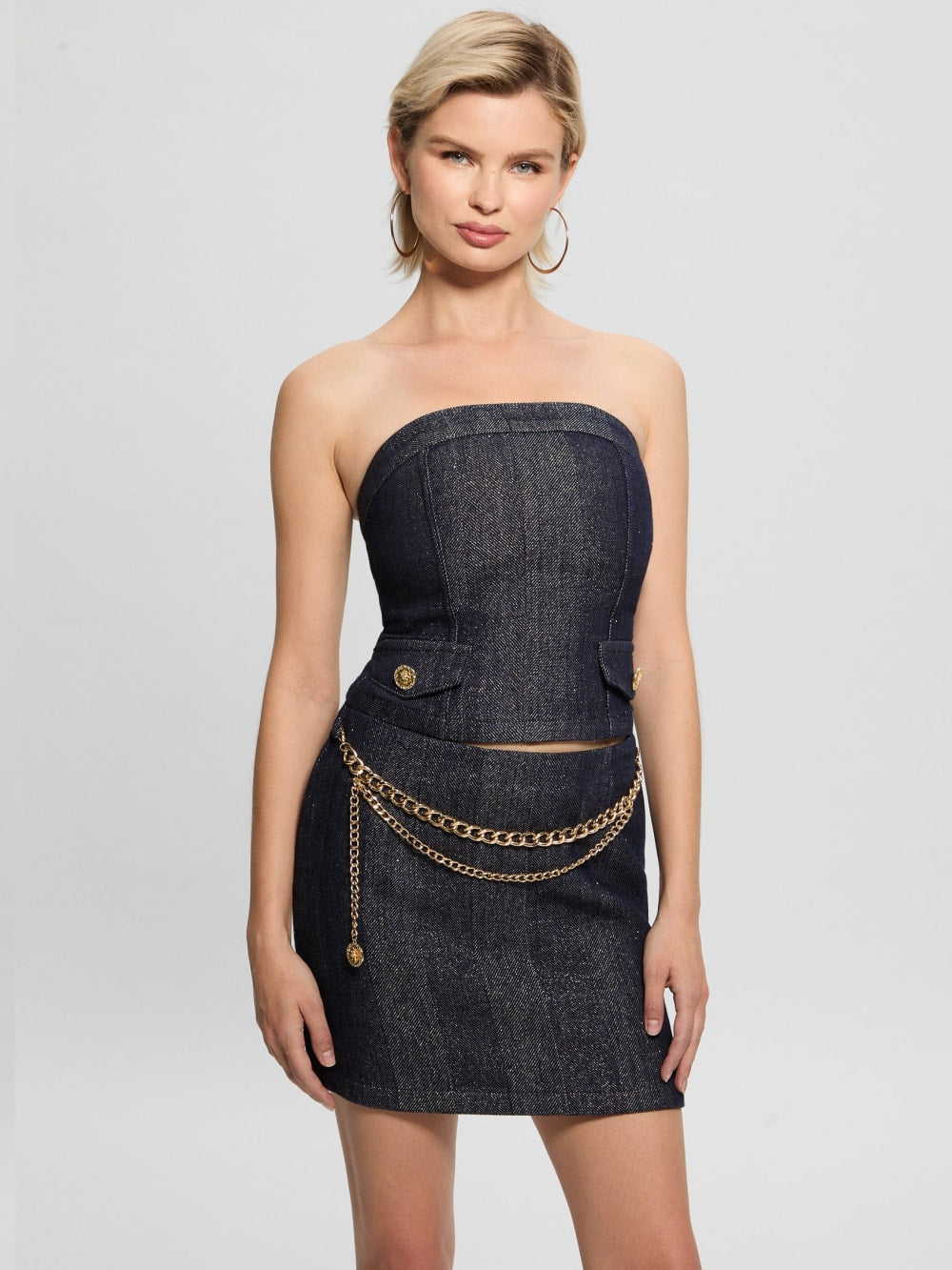 Chany Denim Corset