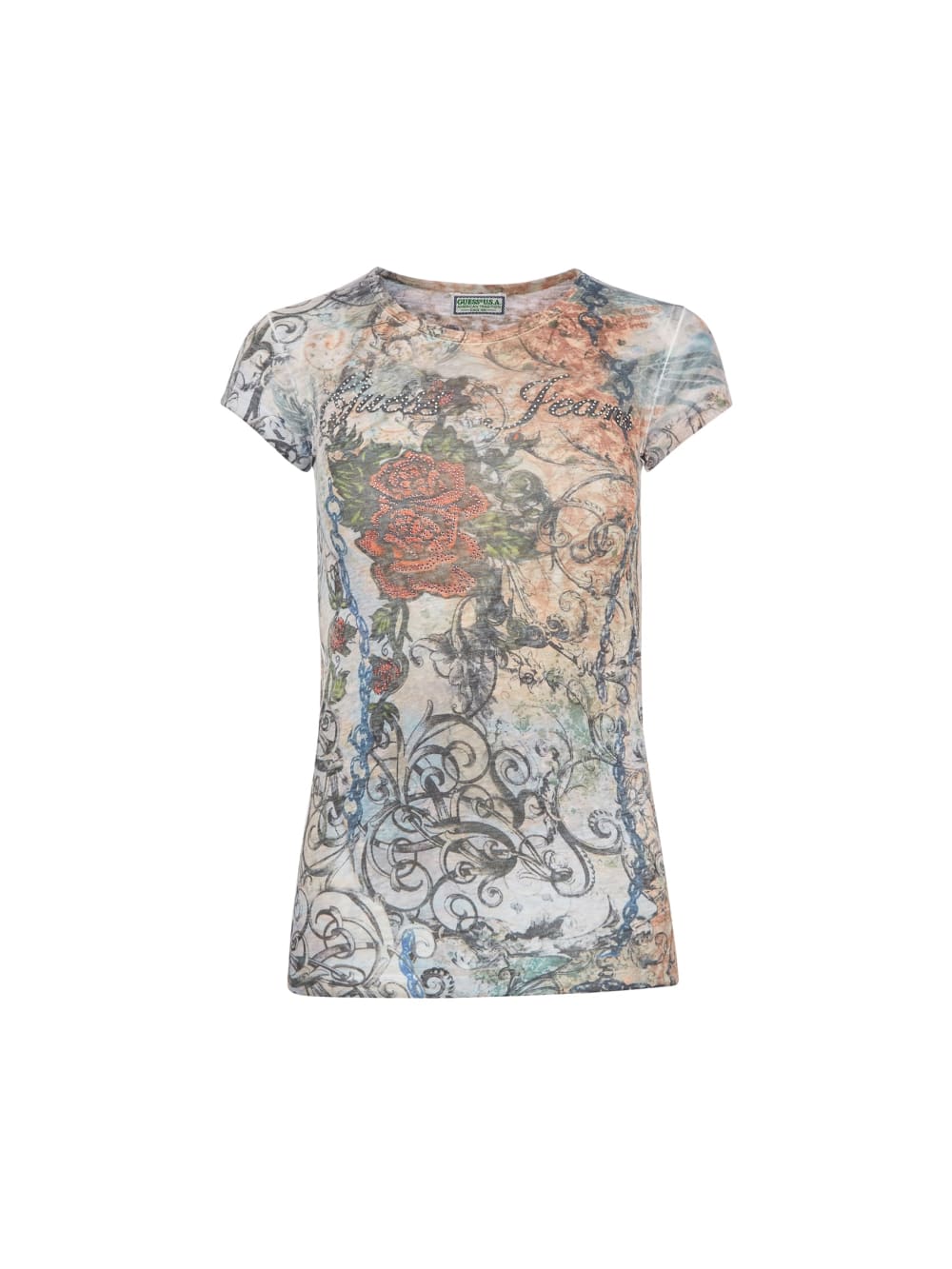 rose burnout tee