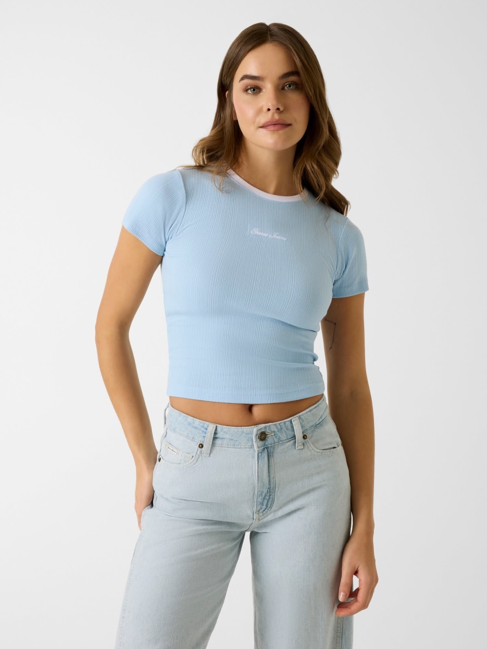 Embroidered logo t-shirt