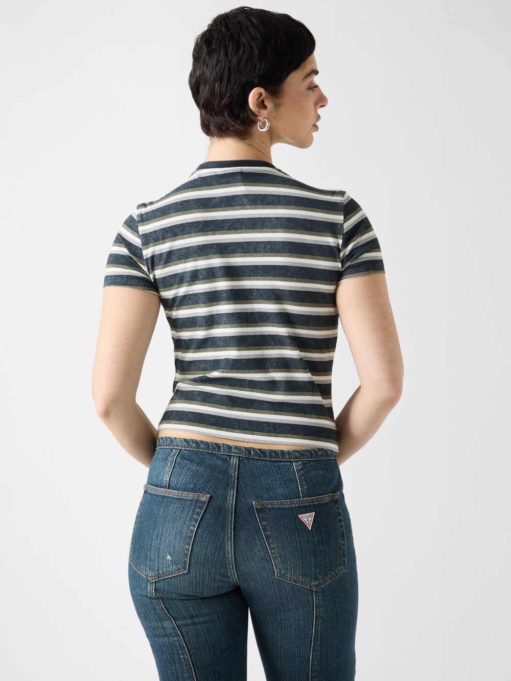 GUESS Originals Eco Striped Baby Tee