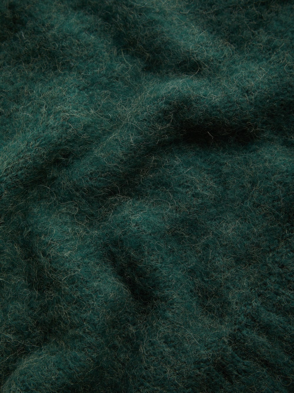 fuzzy crewneck sweater