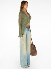 wool cardigan