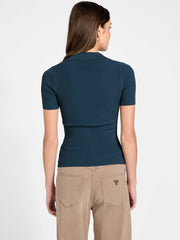 Viscose-blend top