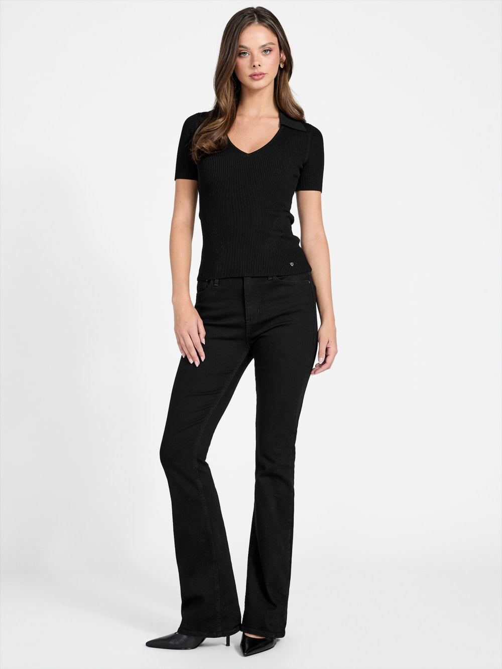 Viscose-blend top