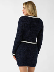 Textured knit cardigan