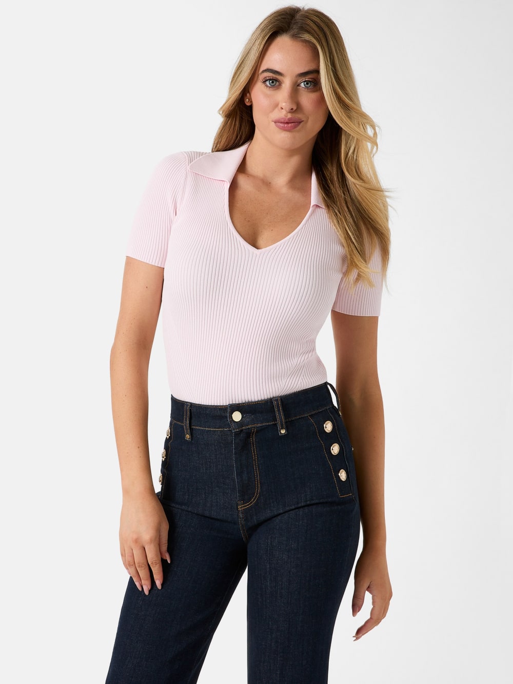 Viscose-blend top