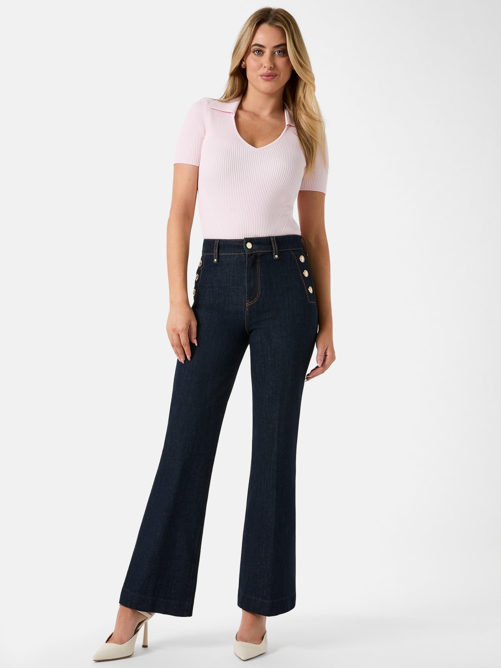 Viscose-blend top