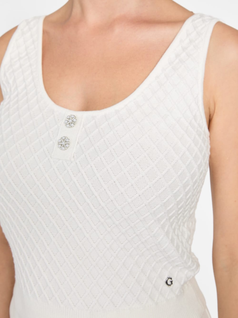 Textured sweater top