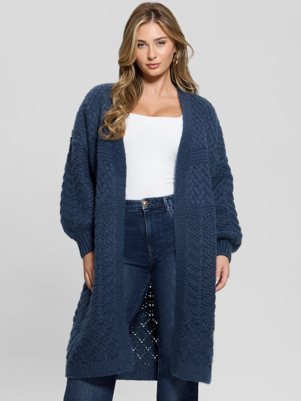 Eco Valeria Mixed Stitch Cardigan
