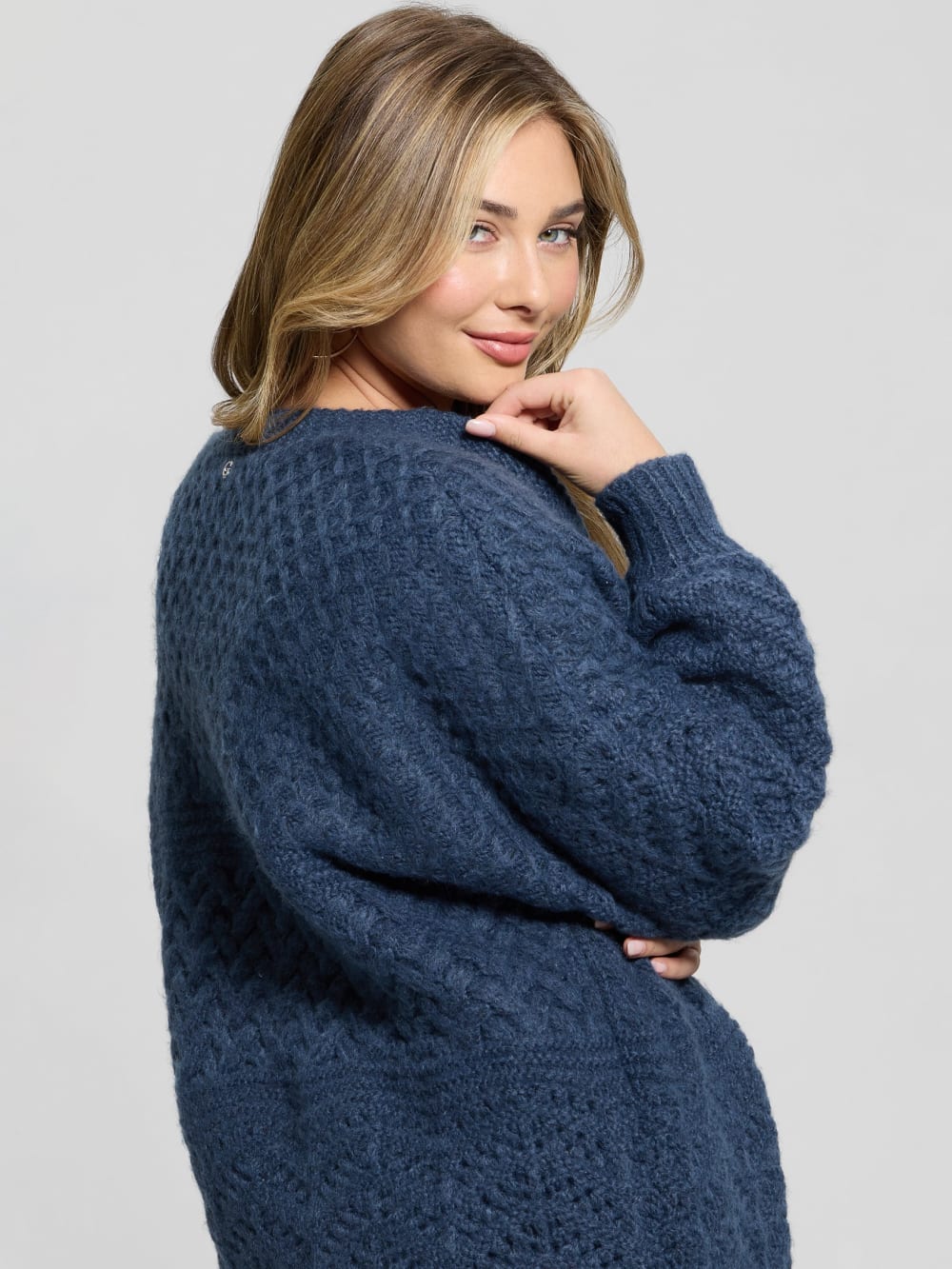 Eco Valeria Mixed Stitch Cardigan