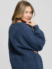 Eco Valeria Mixed Stitch Cardigan