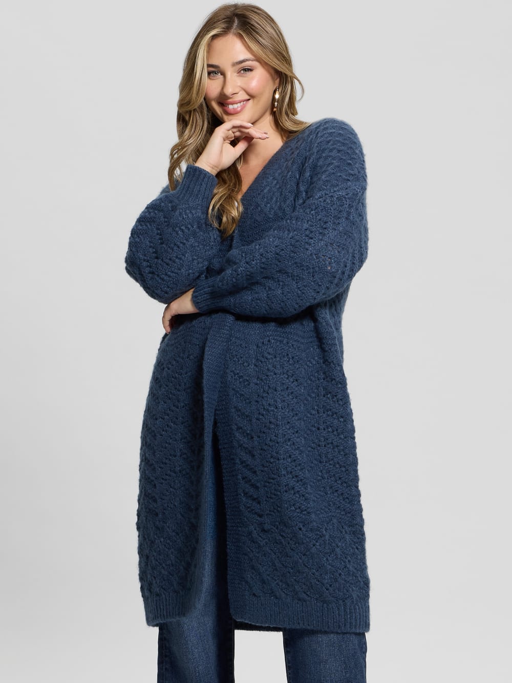Eco Valeria Mixed Stitch Cardigan