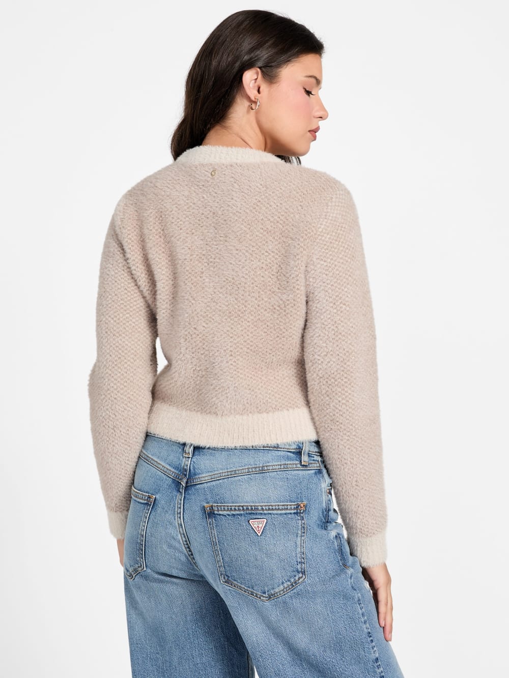 Bow Fuzzy Sweater