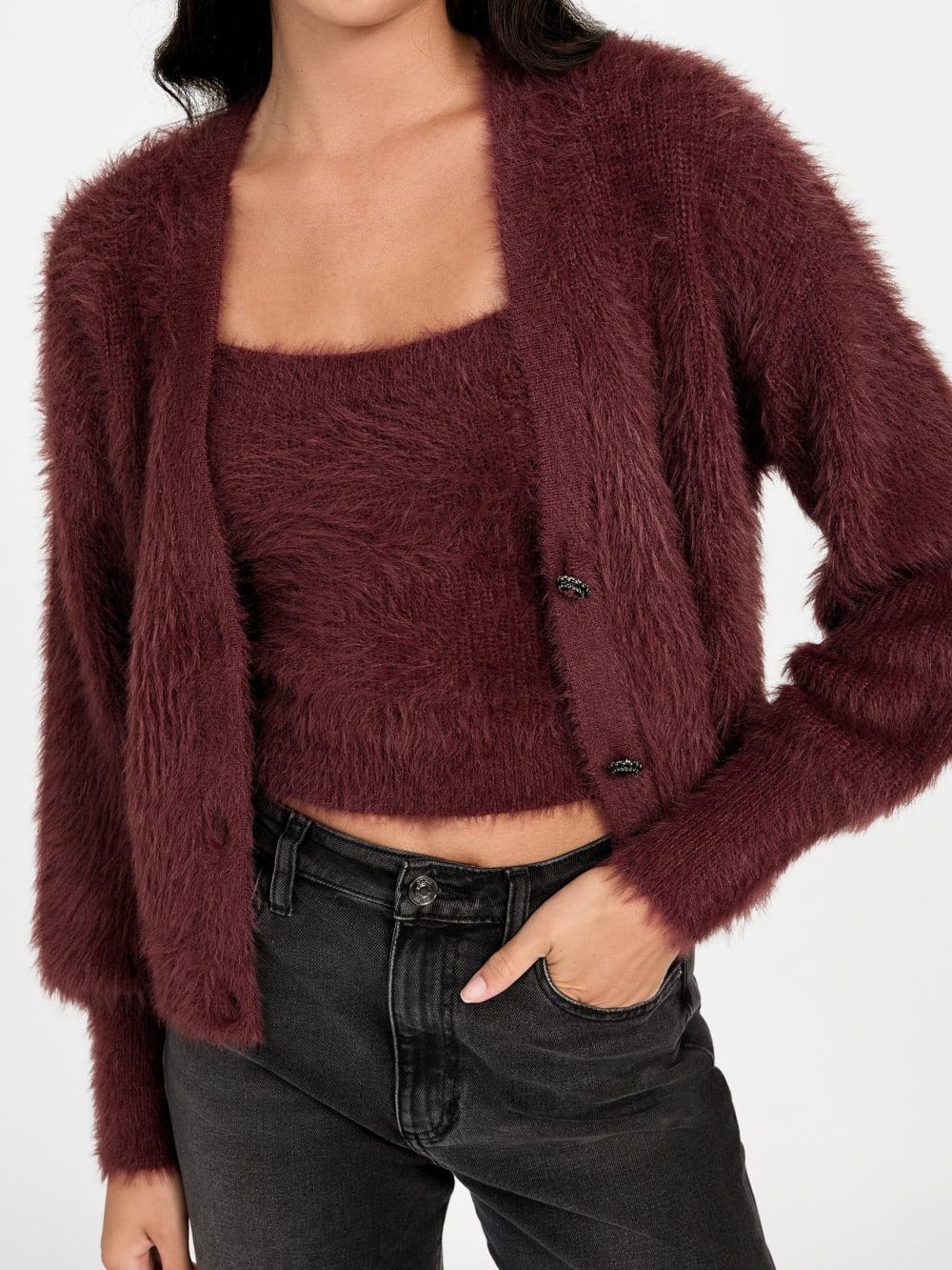 Keyla Fuzzy Cardigan