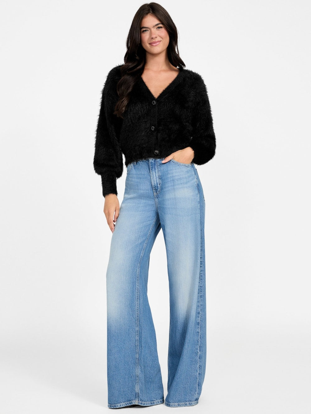 Keyla Fuzzy Cardigan