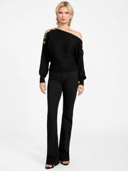Eco Jamia Beaded Sleeve Sweater