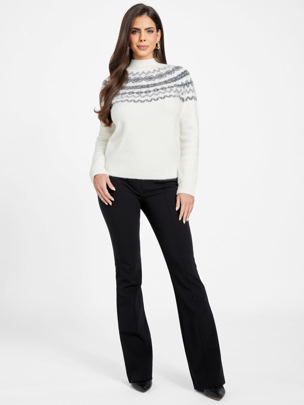 Akilah Mock-Neck Sweater