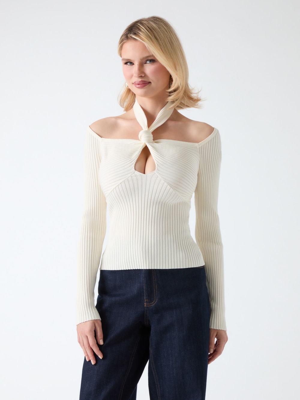 Kingsley Silk-Blend Sweater Top