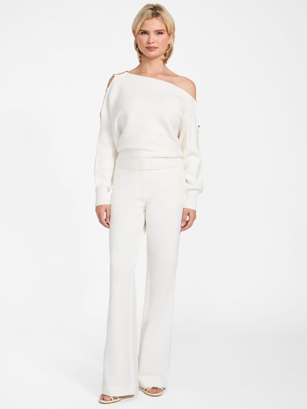 Eco Jamia Beaded Sleeve Sweater
