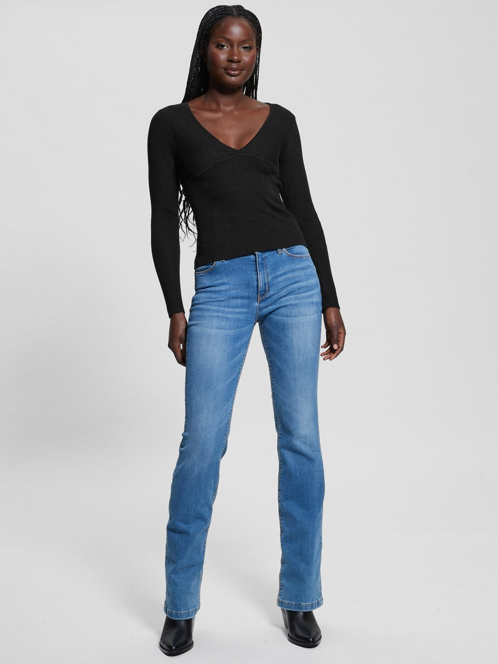 Eco Cirila Ribbed Sweater Top