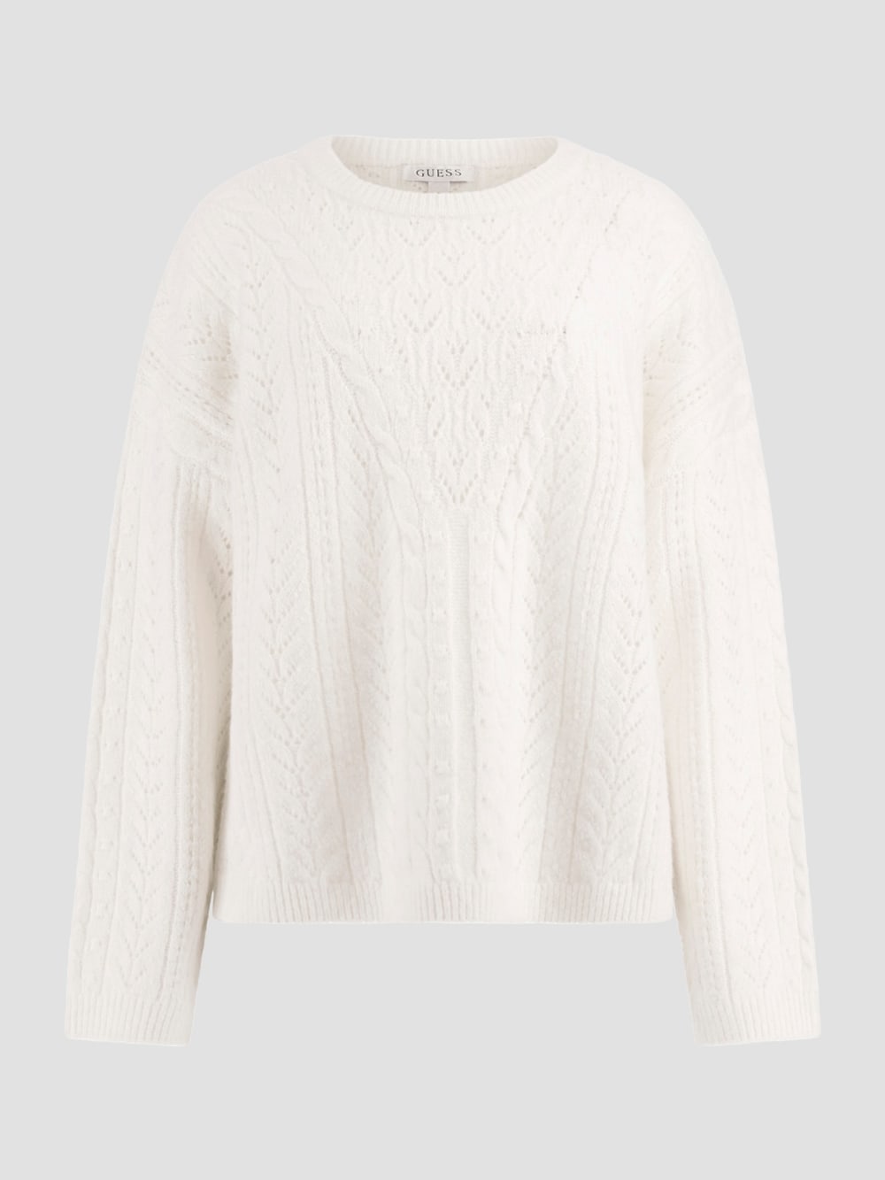 Sylvie Alpaca-Blend Pointelle Sweater