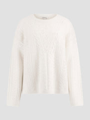 Sylvie Alpaca-Blend Pointelle Sweater