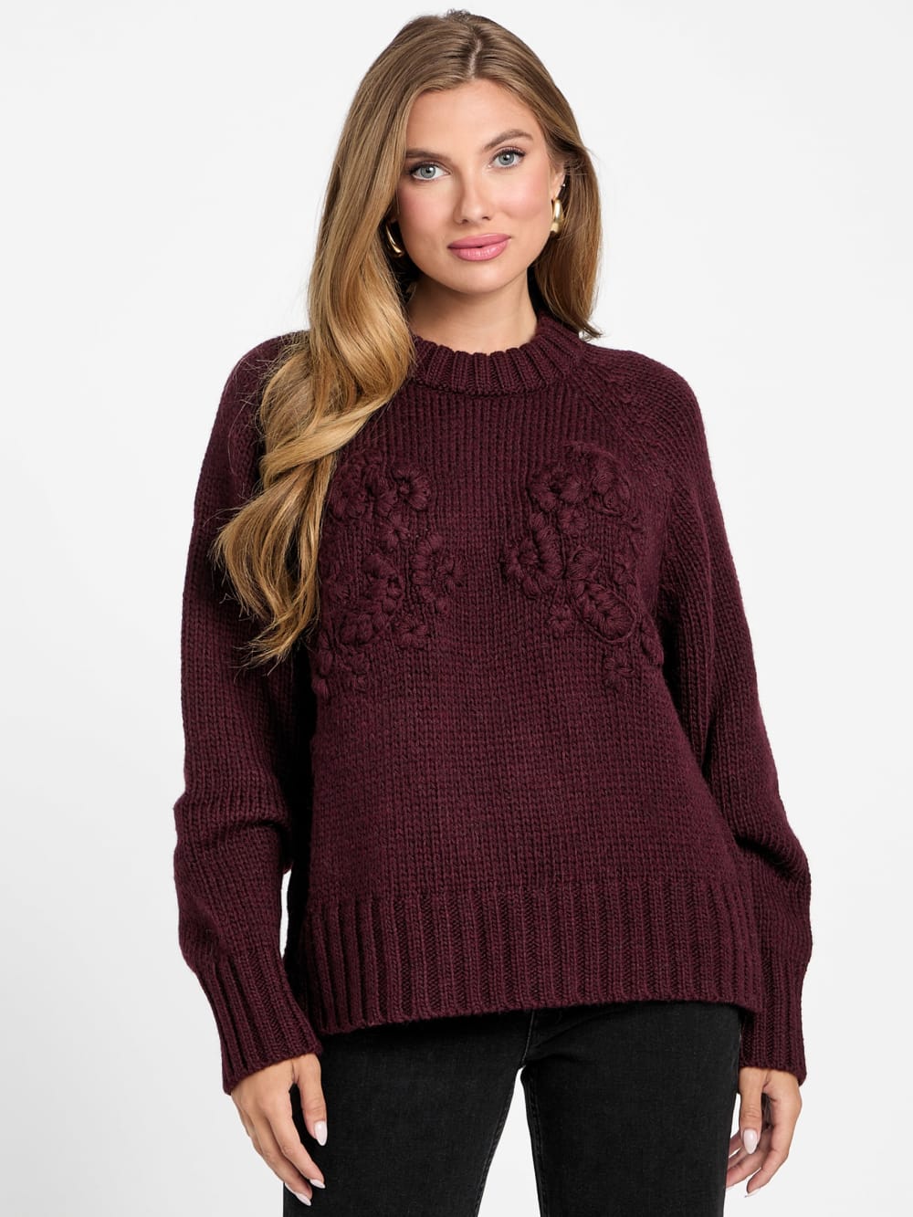 Ahlam Crewneck Embroidered Sweater
