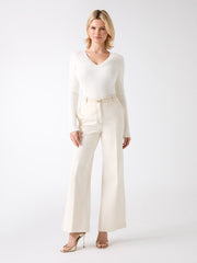 Eco Isa V-Neck Sweater Top