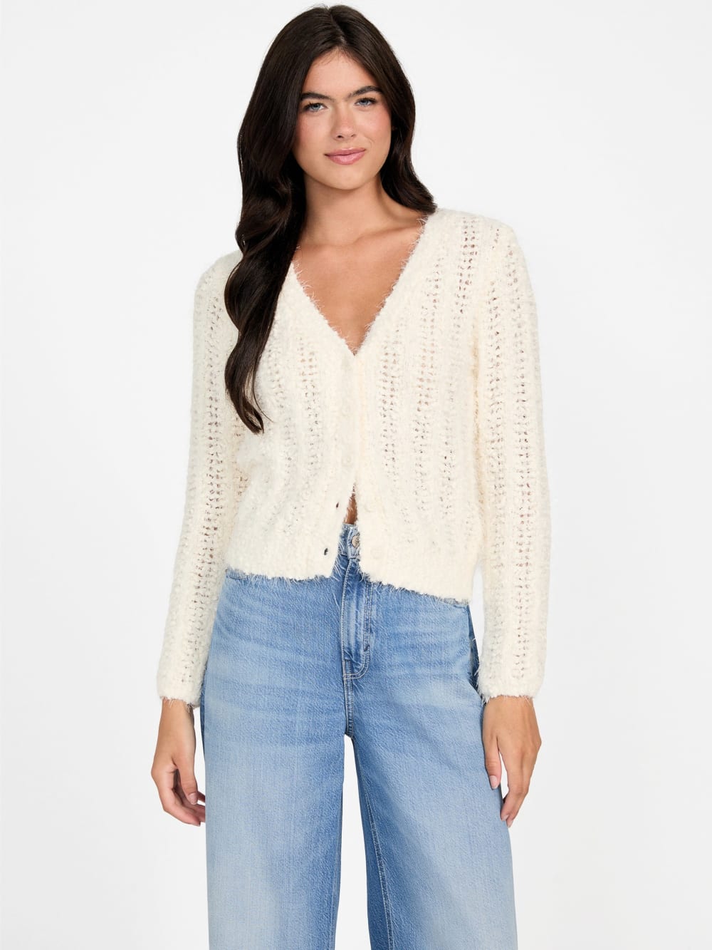 Eco Bea Open-Stitch Cardigan