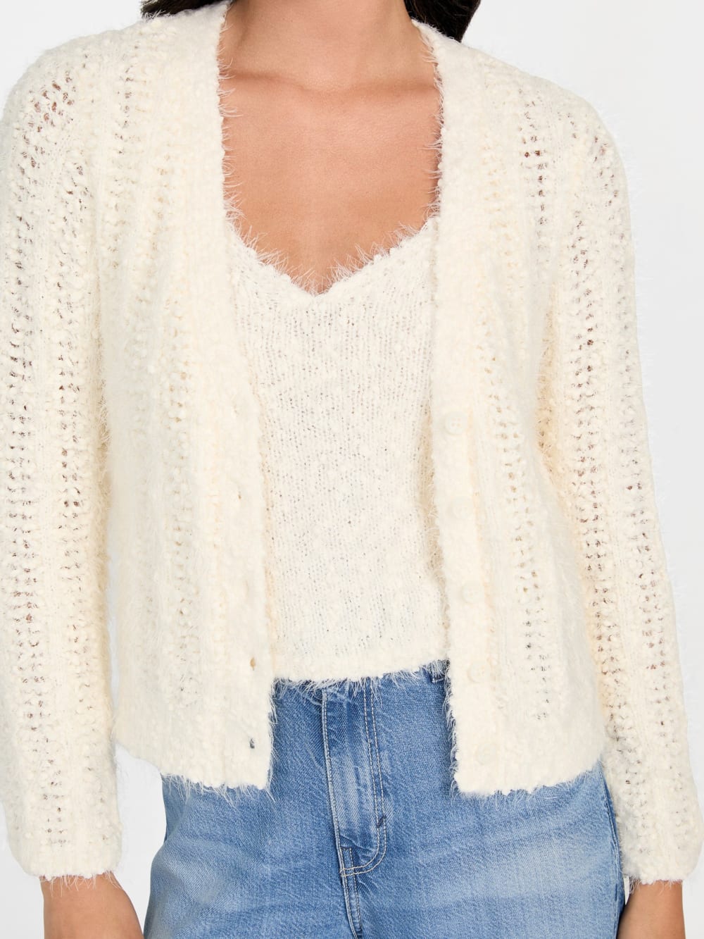 Eco Bea Open-Stitch Cardigan