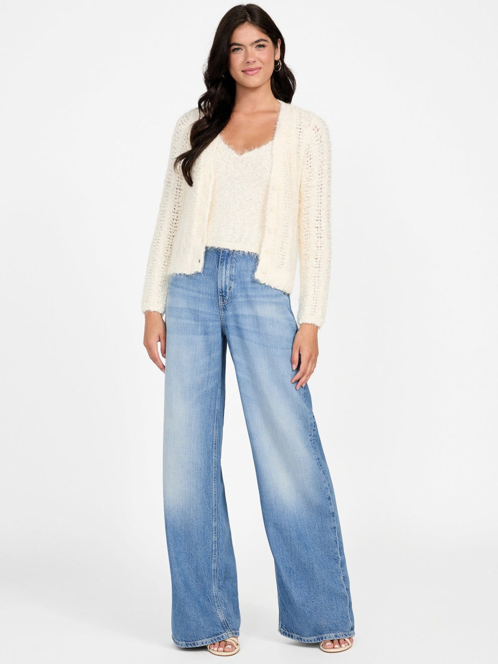 Eco Bea Open-Stitch Cardigan