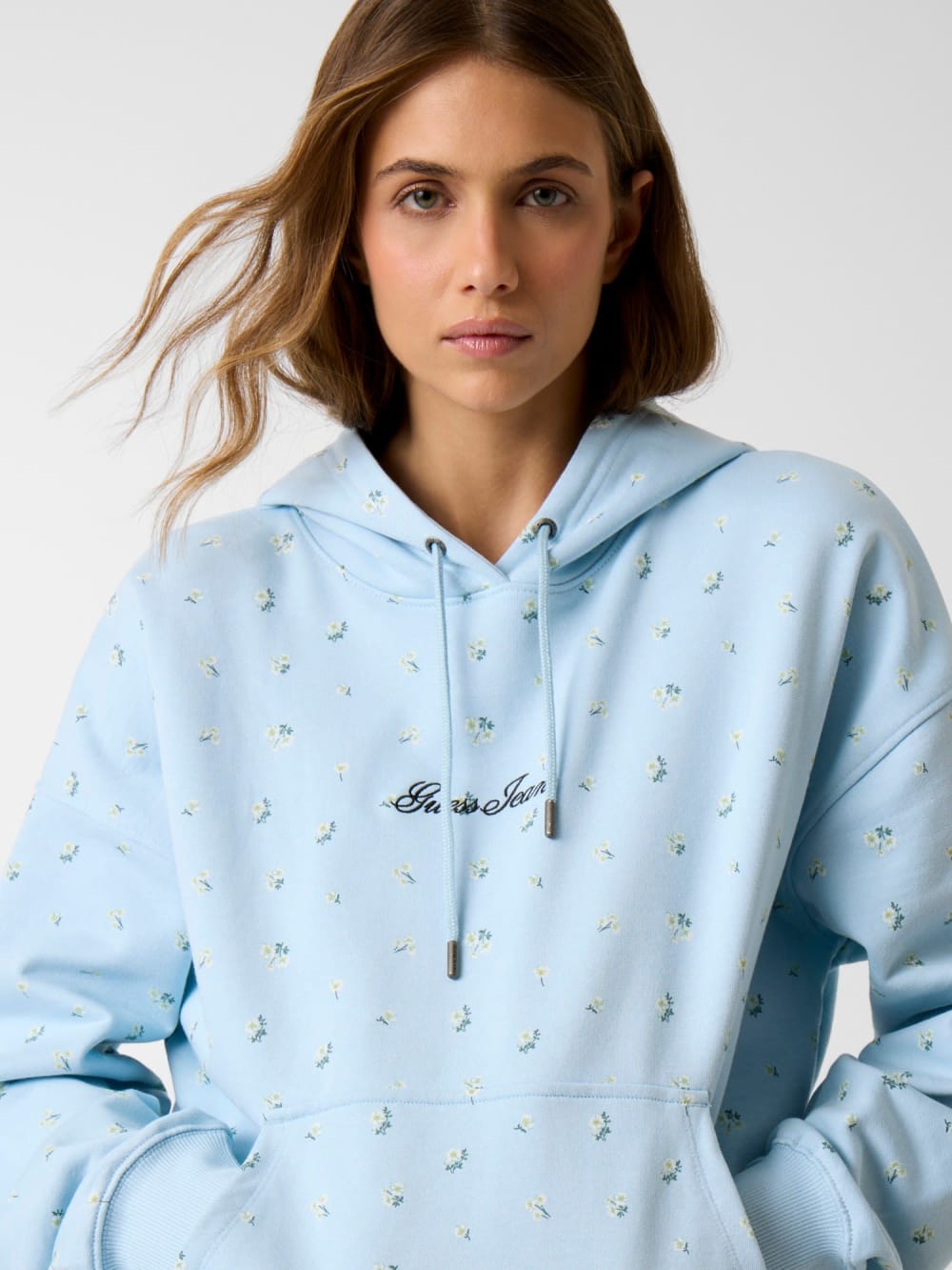 Printed hooded sweatshirt