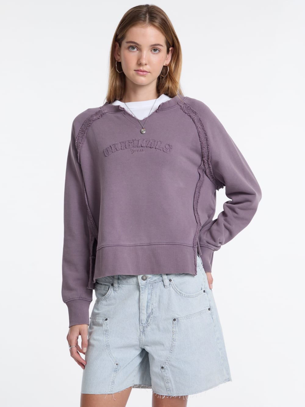 GUESS Originals Eco Vintage Notch Sweatshirt