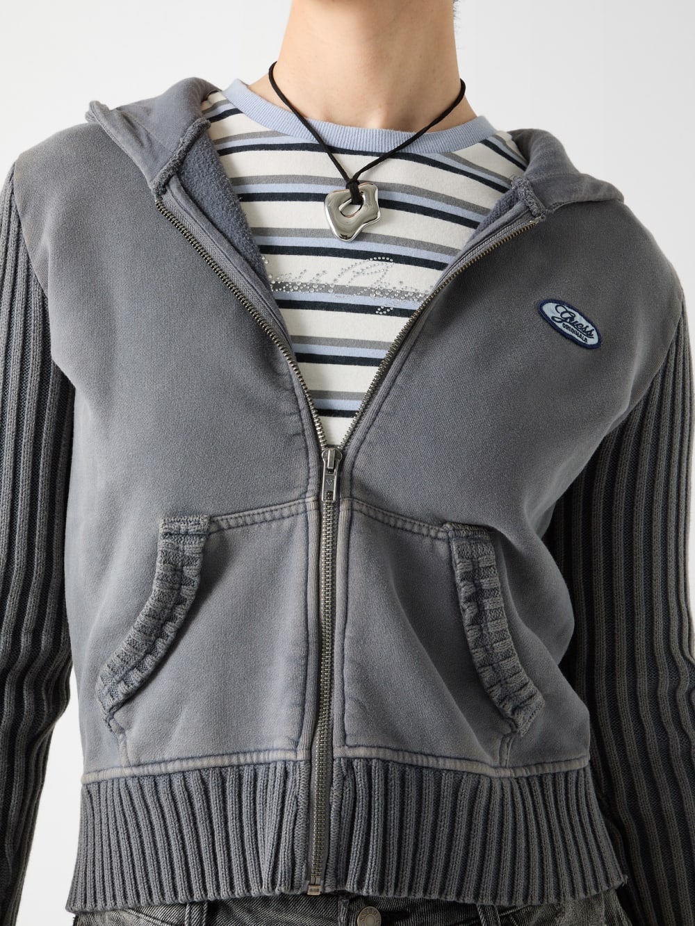 GUESS Originals Eco Zip Hoodie