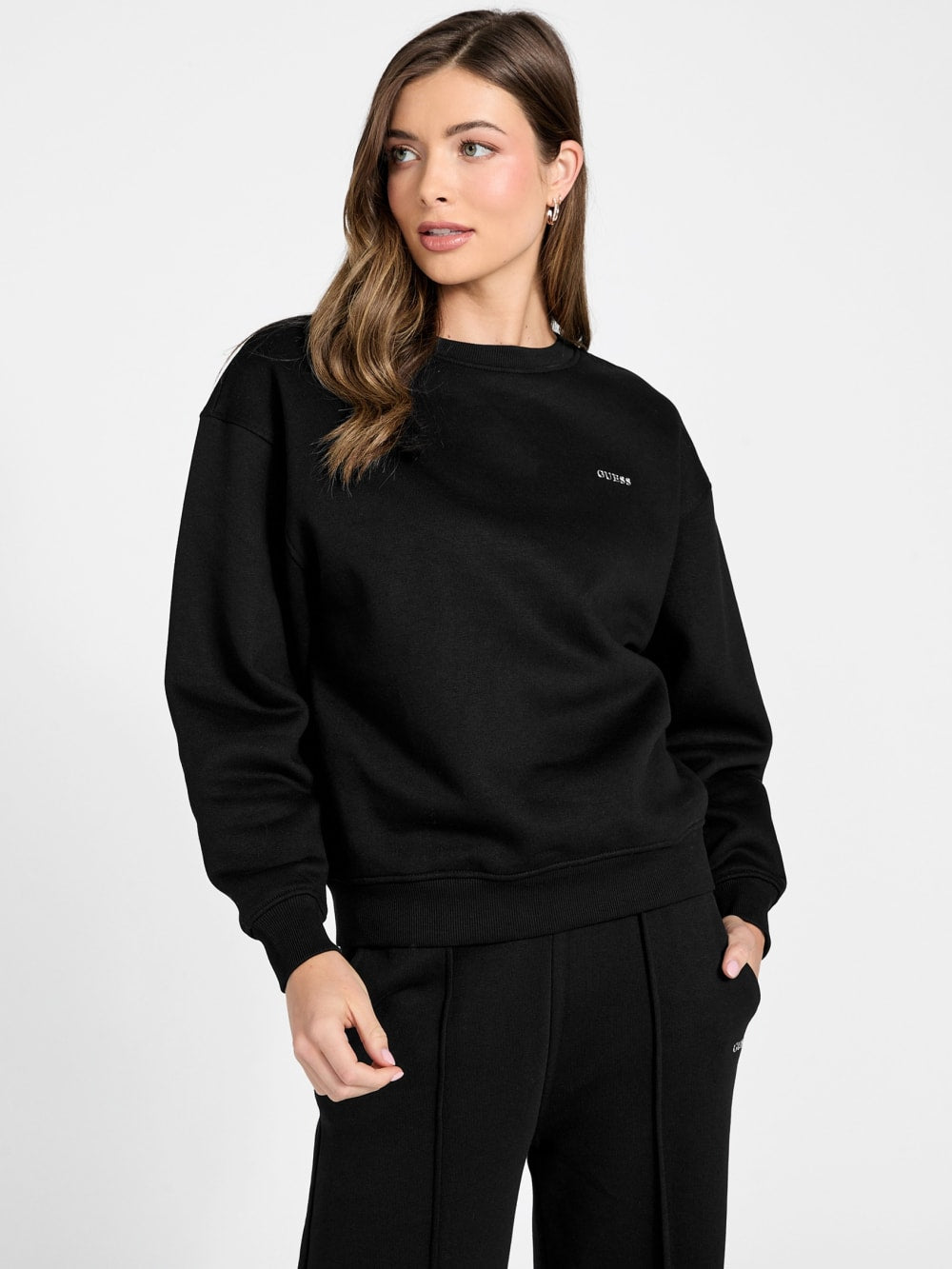 Crew neck logo sweatshirt