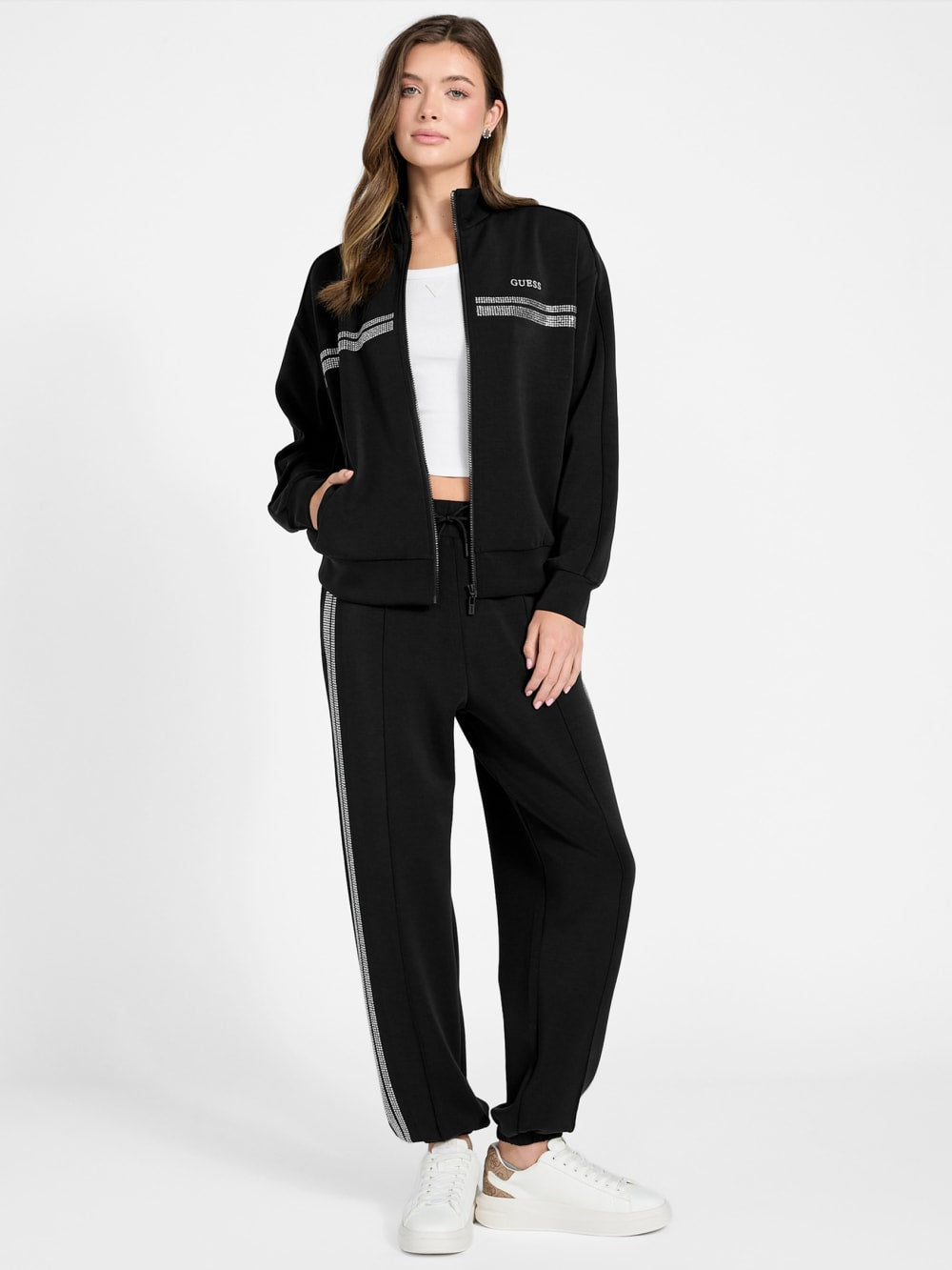 Rhinestone scuba sweatshirt