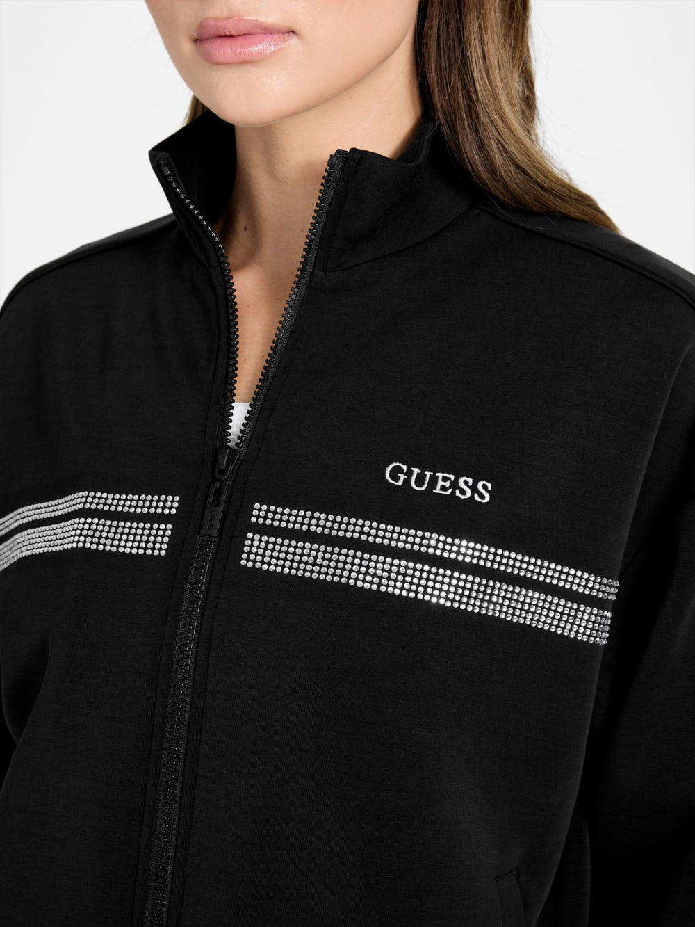 Rhinestone scuba sweatshirt
