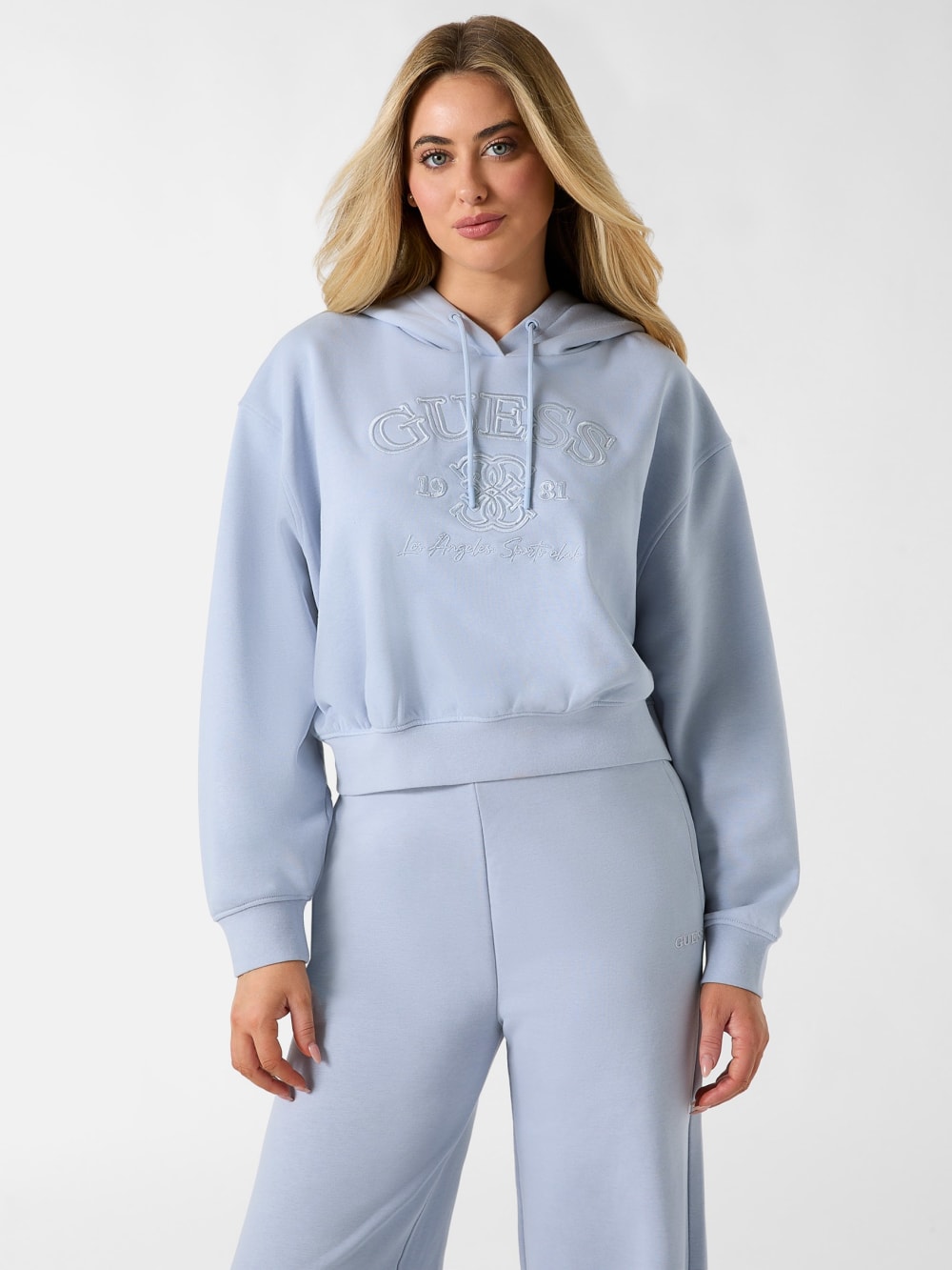 Embroidered logo sweatshirt
