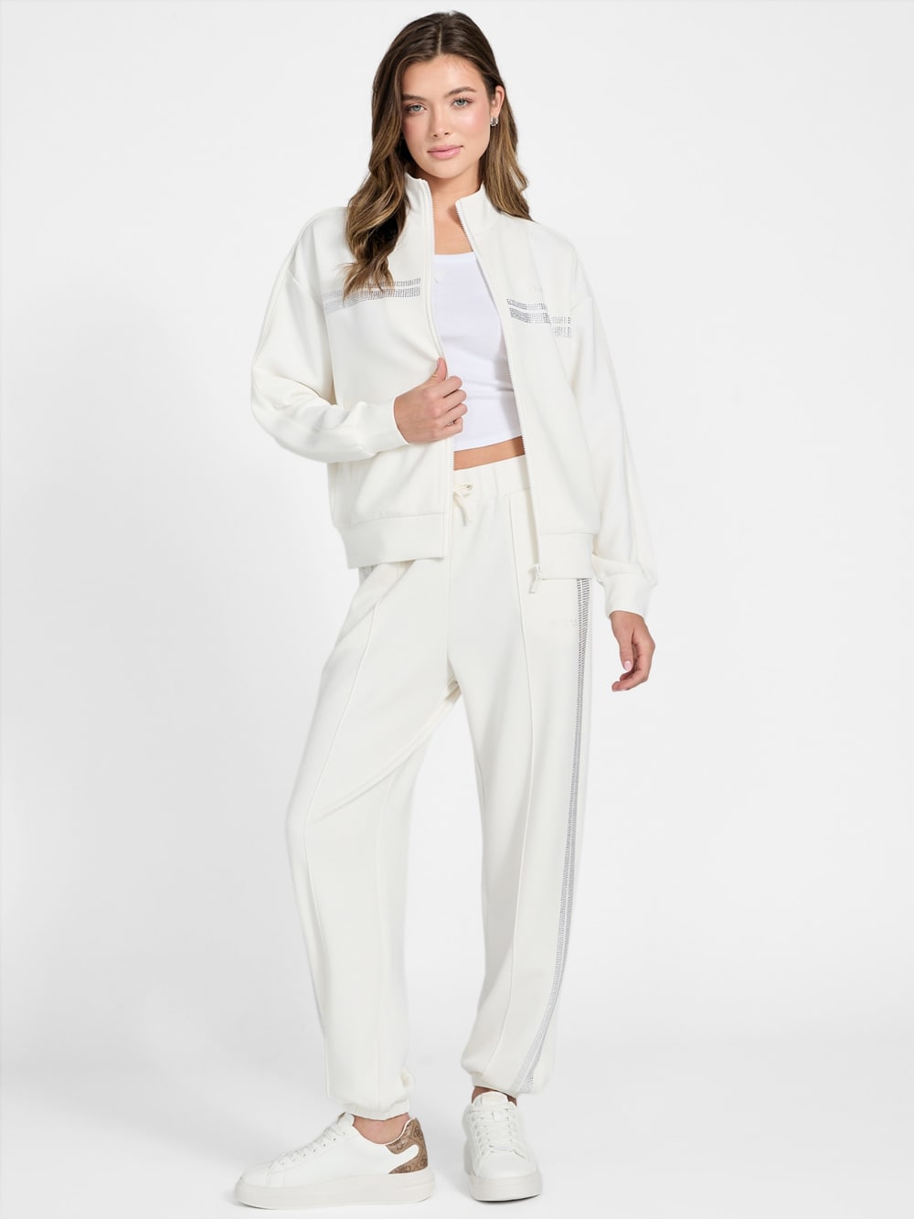 Rhinestone scuba sweatshirt