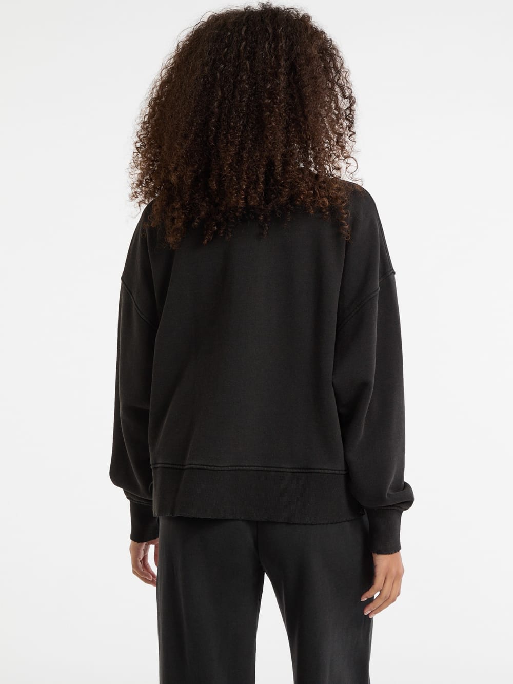 GUESS Originals Eco Distressed Baker Crewneck