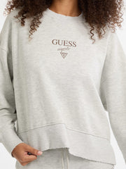 GUESS Originals Eco Distressed Baker Crewneck