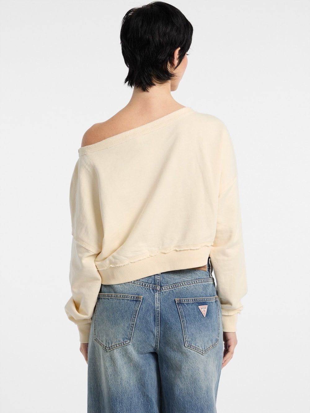 GUESS Originals Eco Boat-Neck Sweatshirt
