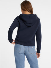 Mini Patch Zip-Up Sweatshirt