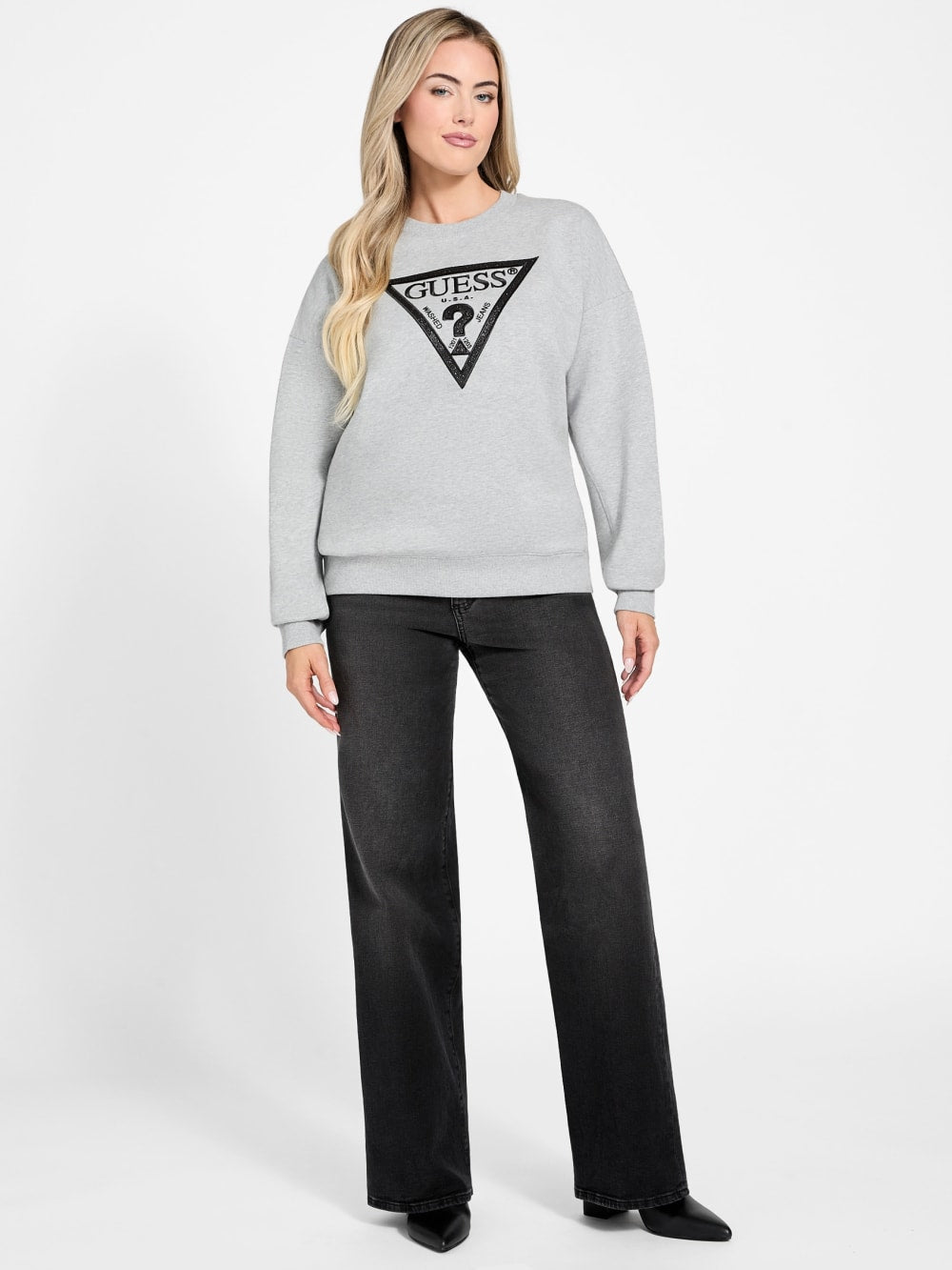 Eco Glitter Triangle Sweatshirt