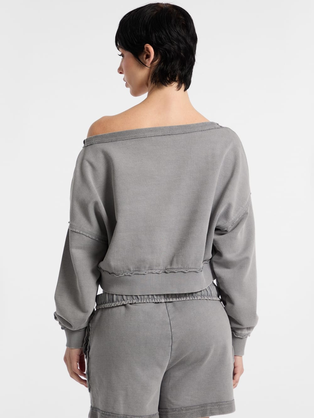 GUESS Originals Eco Boat-Neck Sweatshirt