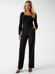 Nausica Tailored Wide-Leg Pants